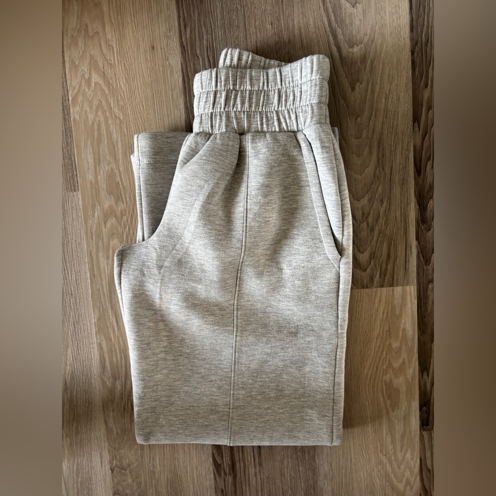 Grey wide leg joggers